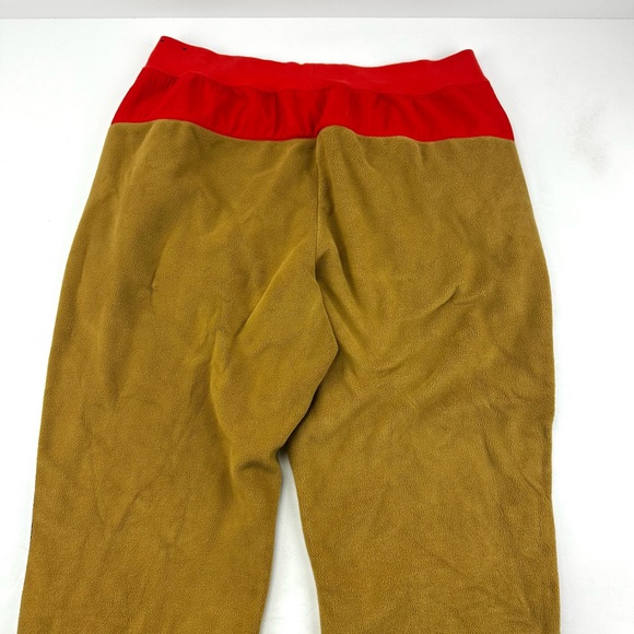 Nike Sportswear Retro Fleece Jogger Pant Pockets Colorblock Gold Bronze Black - Picture 12 of 15